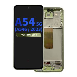 https://cdn.shopify.com/s/files/1/0052/9019/7078/files/Aftermarket_Pro_OLED_Assembly_with_Frame_for_Samsung_Galaxy_A54_5G_A546_2023_-_Awesome_Lime.jpg?v=1700646246