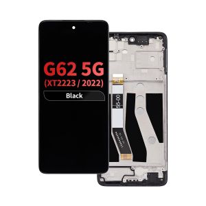 FOG LCD Assembly with Frame for Moto G62 5G (XT2223 / 2022) - Black